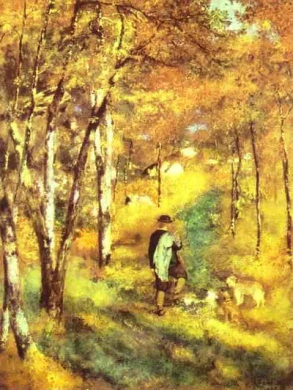 young man walking with dogs in fontainebleau forest.jpg